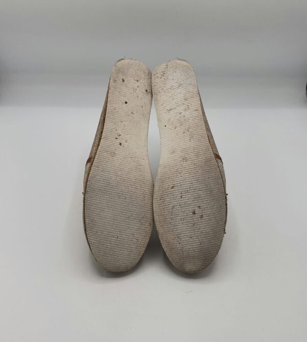 Espadrile dama 38 imitatie de piele , material textil , maro - imagine 4