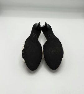 Saboti dama Insolia 40,5 imitatie de piele , negru alb - imagine 4