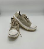 Tenisi dama Charme 40 ,piele , piele intoarsa , alb gri