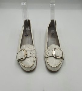 Mocasini dama Studio 38 piele , alb - imagine 2