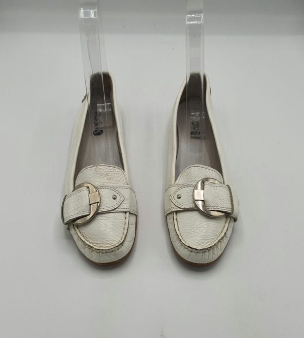 Mocasini dama Studio 38 piele , alb - imagine 2
