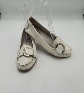 Mocasini dama Studio 38 piele , alb