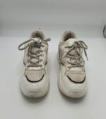 Adidasi dama New Yorker 39 imitatie de piele, material textil ,alb - imagine 2