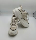 Adidasi dama New Yorker 39 imitatie de piele, material textil ,alb