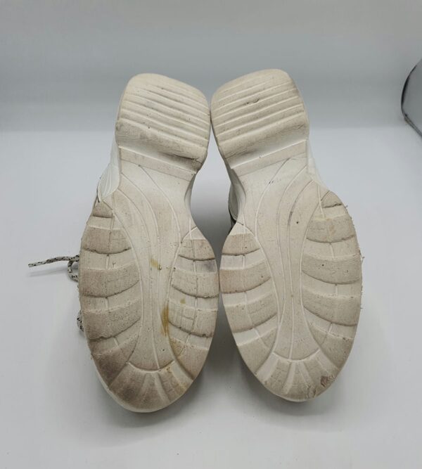 Adidasi dama New Yorker 39 imitatie de piele, material textil ,alb - imagine 4