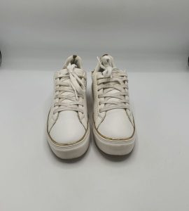 Adidasi dama Primark 40 imitatie de piele , alb - imagine 2