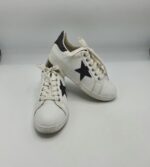 Adidasi  dama 36 imitatie de piele , alb negru