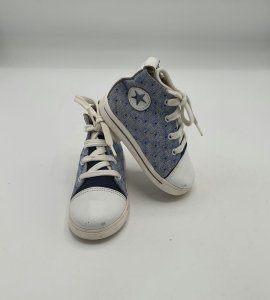 Adidasi copii Gorgino 21 imitatie de piele , material textil , albastru alb