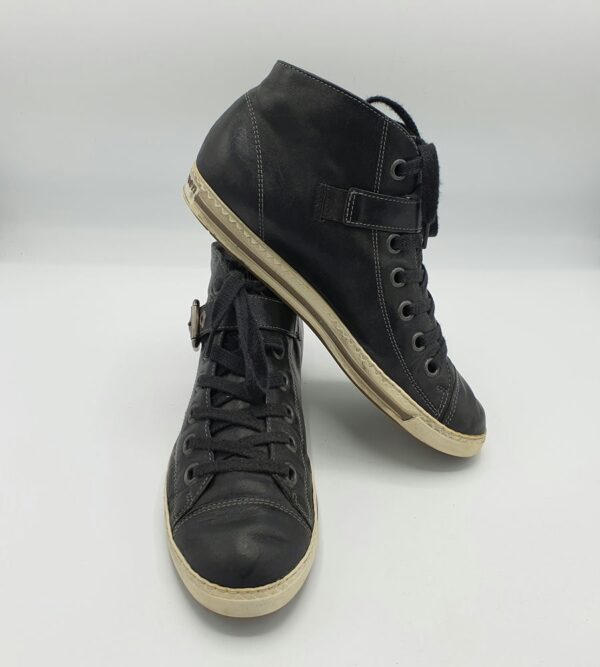 Adidasi dama Paul Green 39 imitatie de piele , piele , negru - imagine 1