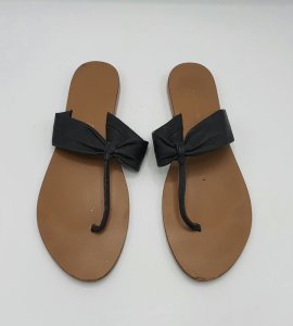 Slapi dama New Look 40 imitatie de piele , negru maro - imagine 2