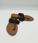 Slapi dama New Look 40 imitatie de piele , negru maro