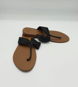 Slapi dama New Look 40 imitatie de piele , negru maro