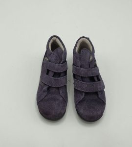 Adidasi copii Richter 22 piele intoarsa , negru - imagine 2