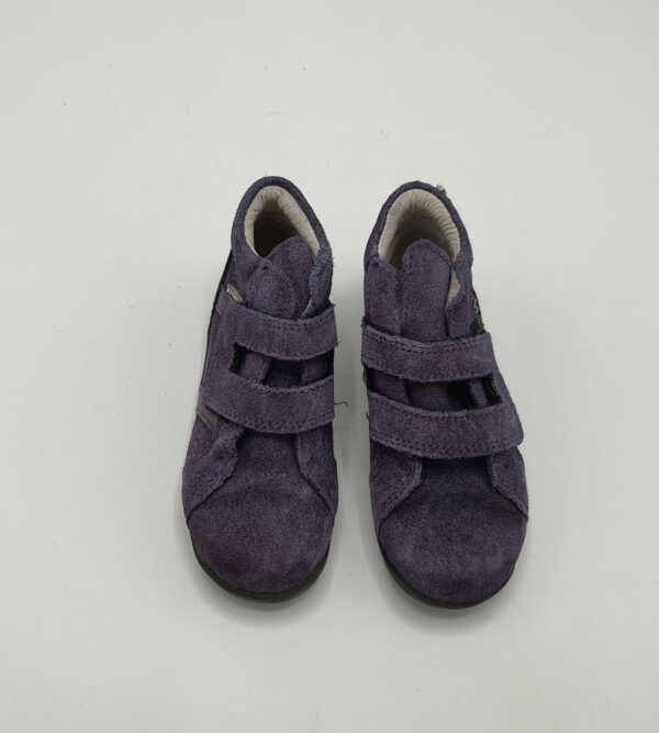 Adidasi copii Richter 22 piele intoarsa , negru - imagine 2
