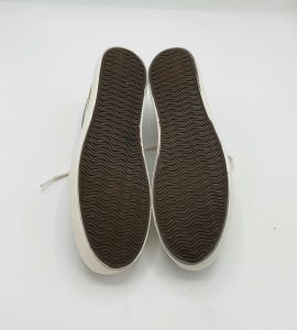 Tenisi dama Primark 39 imitatie de piele , gri alb - imagine 4