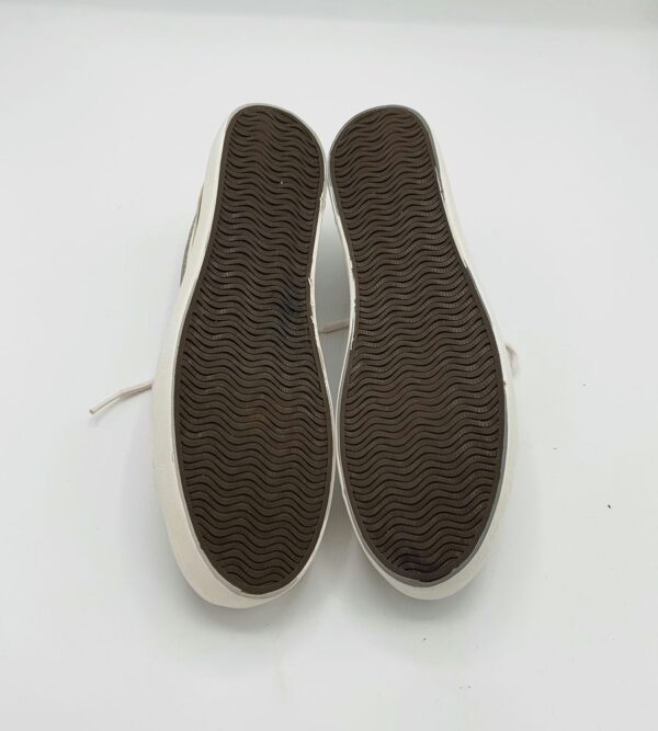 Tenisi dama Primark 39 imitatie de piele , gri alb - imagine 4
