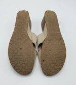 Saboti dama 35 imitatie de piele , crem - imagine 4