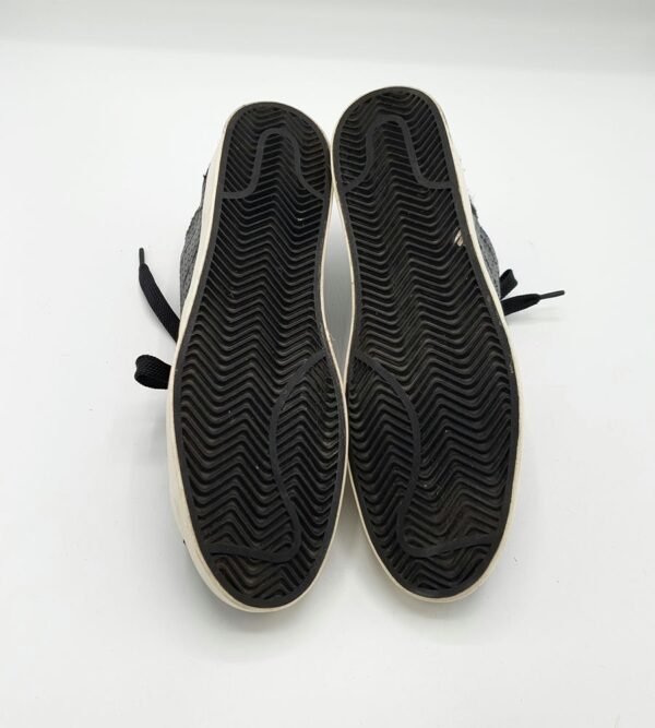 Adidasi dama Date 38 imitatie de piele , piele , negru - imagine 4