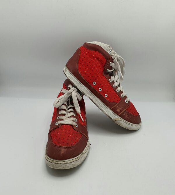 Adidasi dama Gravis 39,5 ,material textil , piele ,  rosu maro - imagine 1