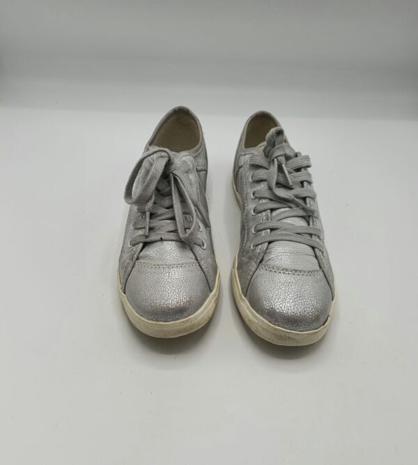 Adidasi dama Dockers 40 imitatie de piele , argintiu - imagine 2