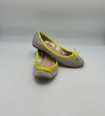 Balerini  dama 38 materie textil, gri galben