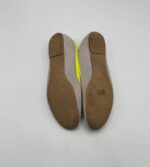 Balerini  dama 38 materie textil, gri galben - imagine 4