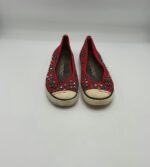 Espadrile dama Rocket Dog 40 material textil , rosu negru - imagine 2