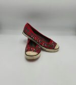 Espadrile dama Rocket Dog 40 material textil , rosu negru