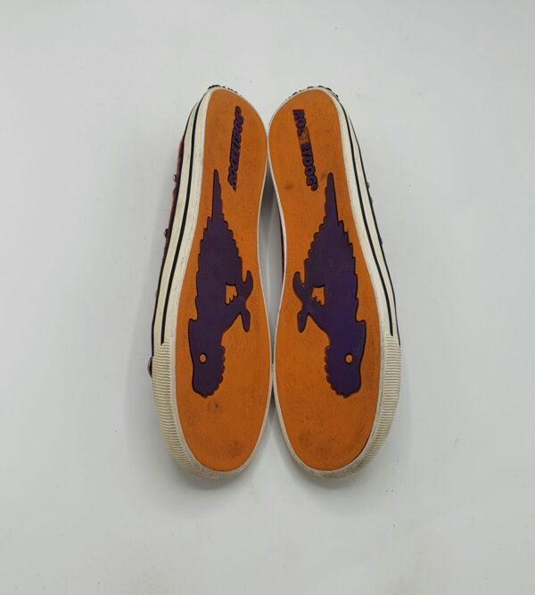 Espadrile dama Rocket Dog 40 material textil , rosu negru - imagine 4