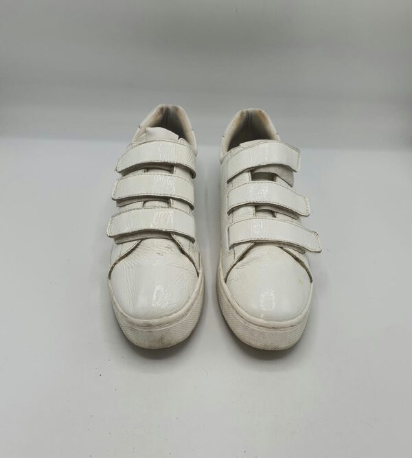 Adidasi barbati H&M 42 , piele , imitatie de piele, alb - imagine 2