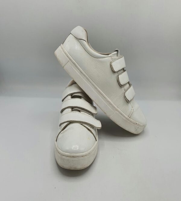 Adidasi barbati H&M 42 , piele , imitatie de piele, alb - imagine 1