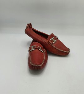 Mocasini dama Bama 36.5 , piele , rosu