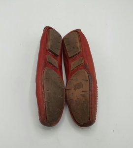 Mocasini dama Bama 36.5 , piele , rosu - imagine 4