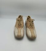 Adidasi dama  Pia 37 piele , bej - imagine 2