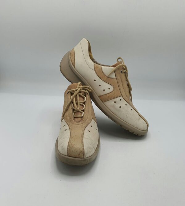 Adidasi dama  Pia 37 piele , bej - imagine 1