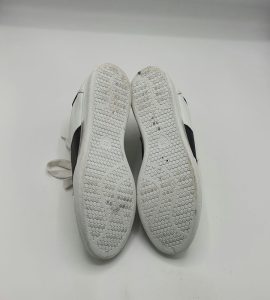 Adidasi dama Hailys 36 imitatie de piele , alb negru - imagine 4