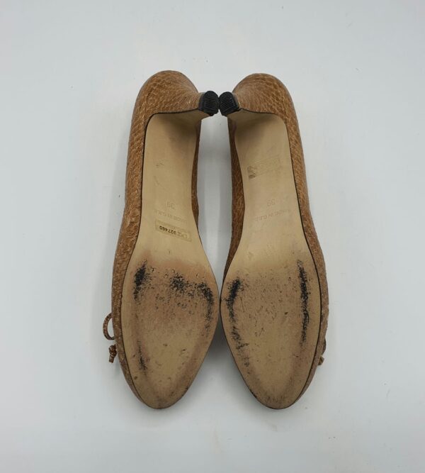 Pantofi dama Class International 39 imitatie de piele, maro - imagine 4