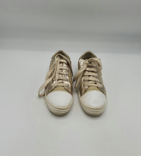 Adidasi copii Tahari 31 imitatie de piele , piele, auriu - imagine 2