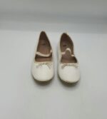 Balerini copii  H&M 33 imitatie de piele , alb - imagine 2