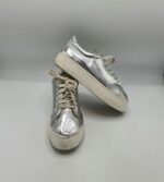 Adidasi dama 38 imitatie de piele , argintiu