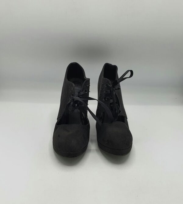 Pantofi dama 38 material textil , negru - imagine 2