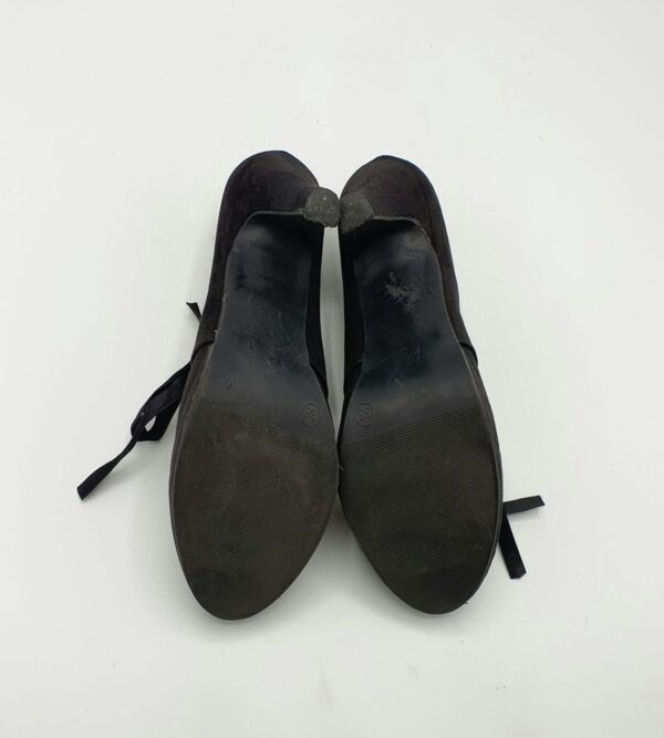 Pantofi dama 38 material textil , negru - imagine 4