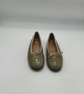Balerini copii  Riki 30 piele , gri - imagine 2