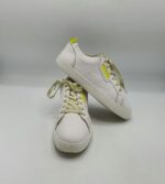 Adidasi 37 imitatie de piele , alb galben