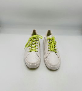 Adidasi dama Bershka 37 imitatie de piele , alb - imagine 2