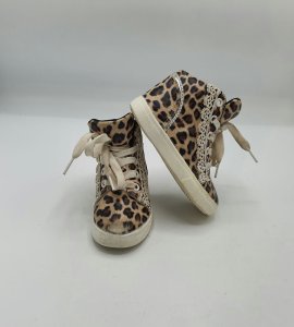 Adidasi copii G&M 25 imitatie de piele , maro negru