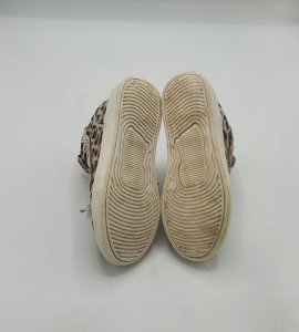 Adidasi copii G&M 25 imitatie de piele , maro negru - imagine 4