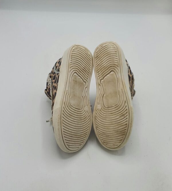 Adidasi copii G&M 25 imitatie de piele , maro negru - imagine 4