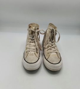 Tenisi Converse 36 material textil , crem - imagine 2