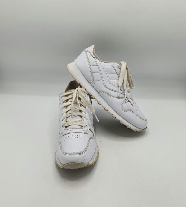Adidasi dama Vty 36 imitatie de piele  , alb - imagine 1